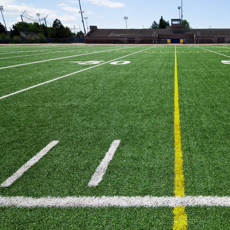 Sports turf installed on an athletic field near Fort Mill, SC
